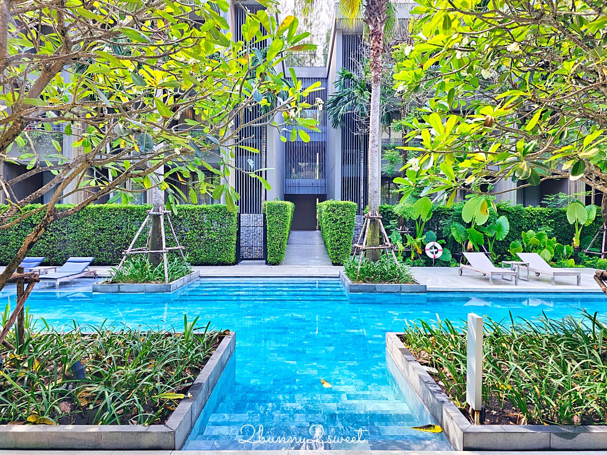 普吉島海景飯店｜Twinpalms MontAzure Phuket 普吉雙棕櫚樹籃山酒店：Azure Suite、泳池、早餐開箱 @兔兒毛毛姊妹花