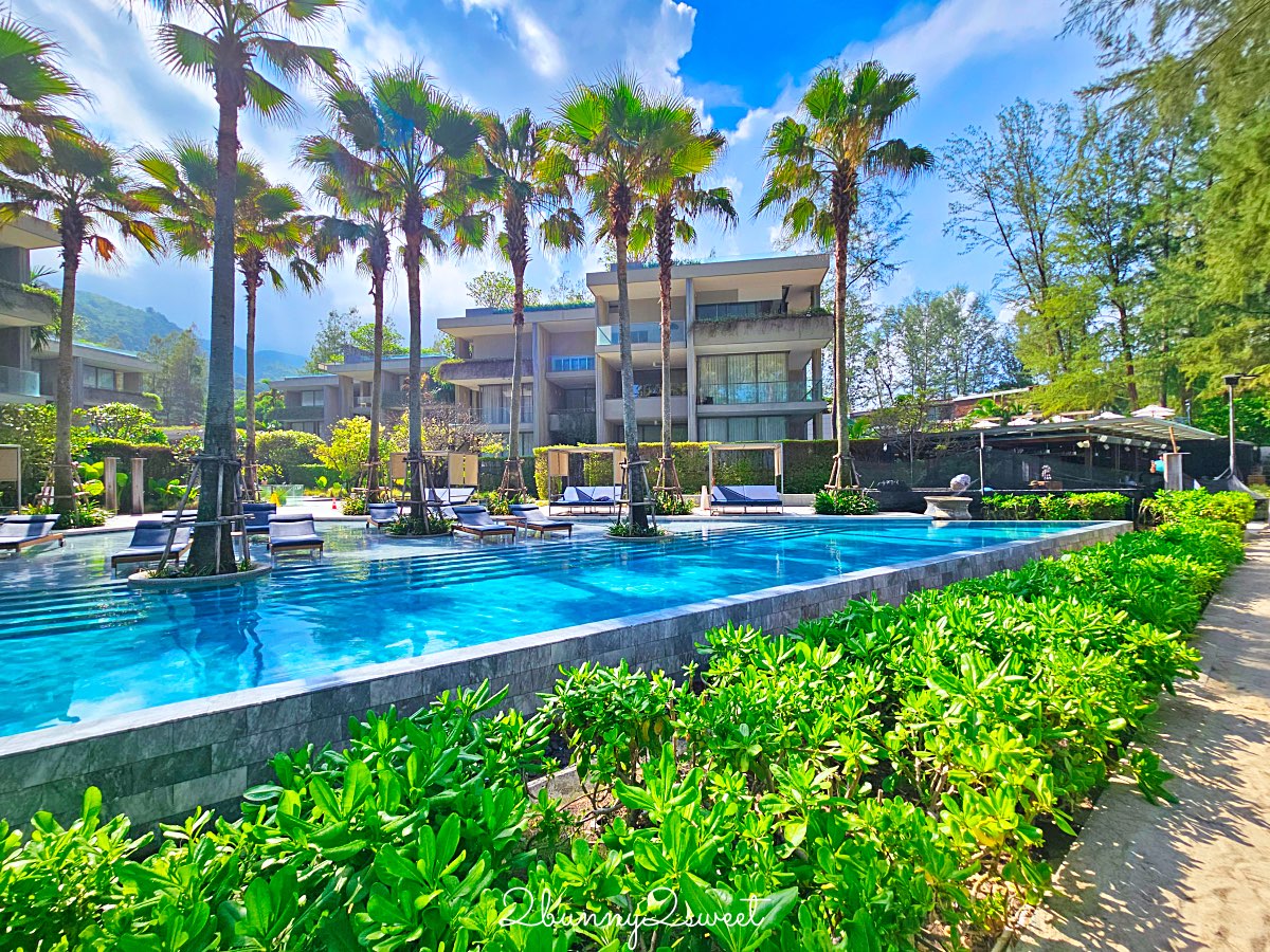 普吉島海景飯店｜Twinpalms MontAzure Phuket 普吉雙棕櫚樹籃山酒店：Azure Suite、泳池、早餐開箱 @兔兒毛毛姊妹花