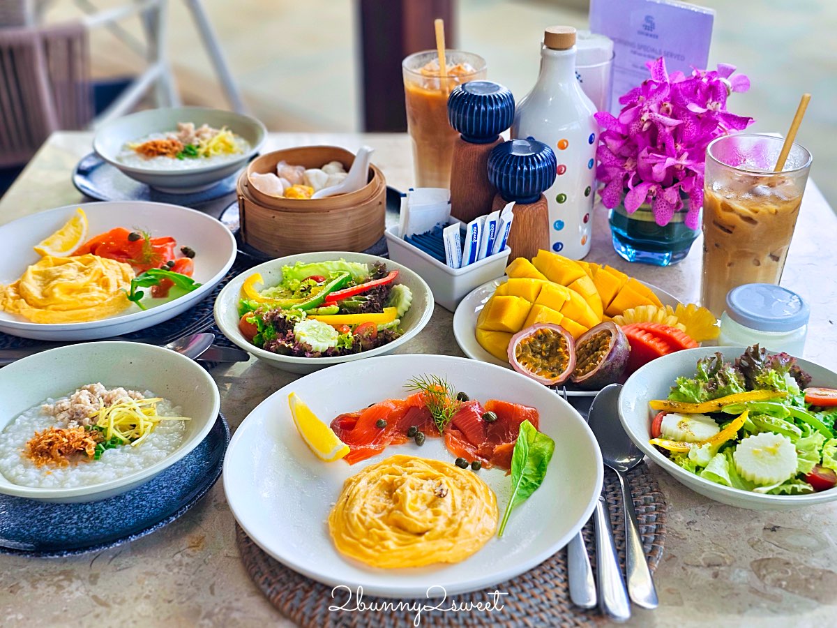 普吉島海景飯店｜Twinpalms MontAzure Phuket 普吉雙棕櫚樹籃山酒店：Azure Suite、泳池、早餐開箱 @兔兒毛毛姊妹花