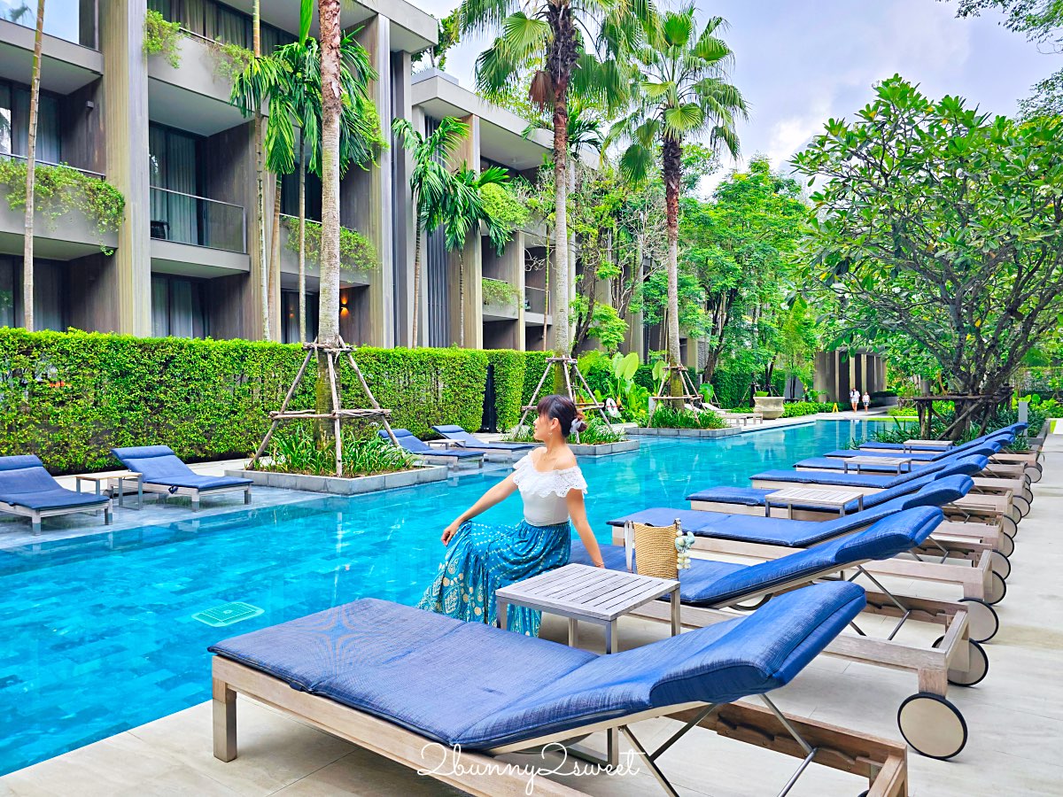 普吉島海景飯店｜Twinpalms MontAzure Phuket 普吉雙棕櫚樹籃山酒店：Azure Suite、泳池、早餐開箱 @兔兒毛毛姊妹花