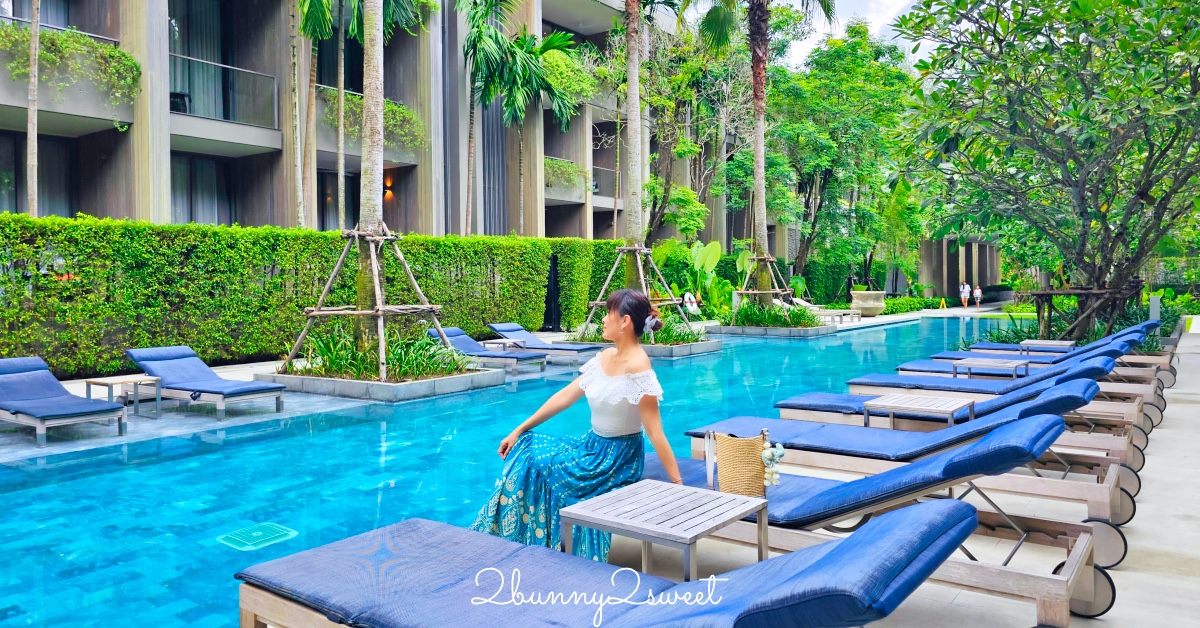 普吉島海景飯店｜Twinpalms MontAzure Phuket 普吉雙棕櫚樹籃山酒店：Azure Suite、泳池、早餐開箱 @兔兒毛毛姊妹花