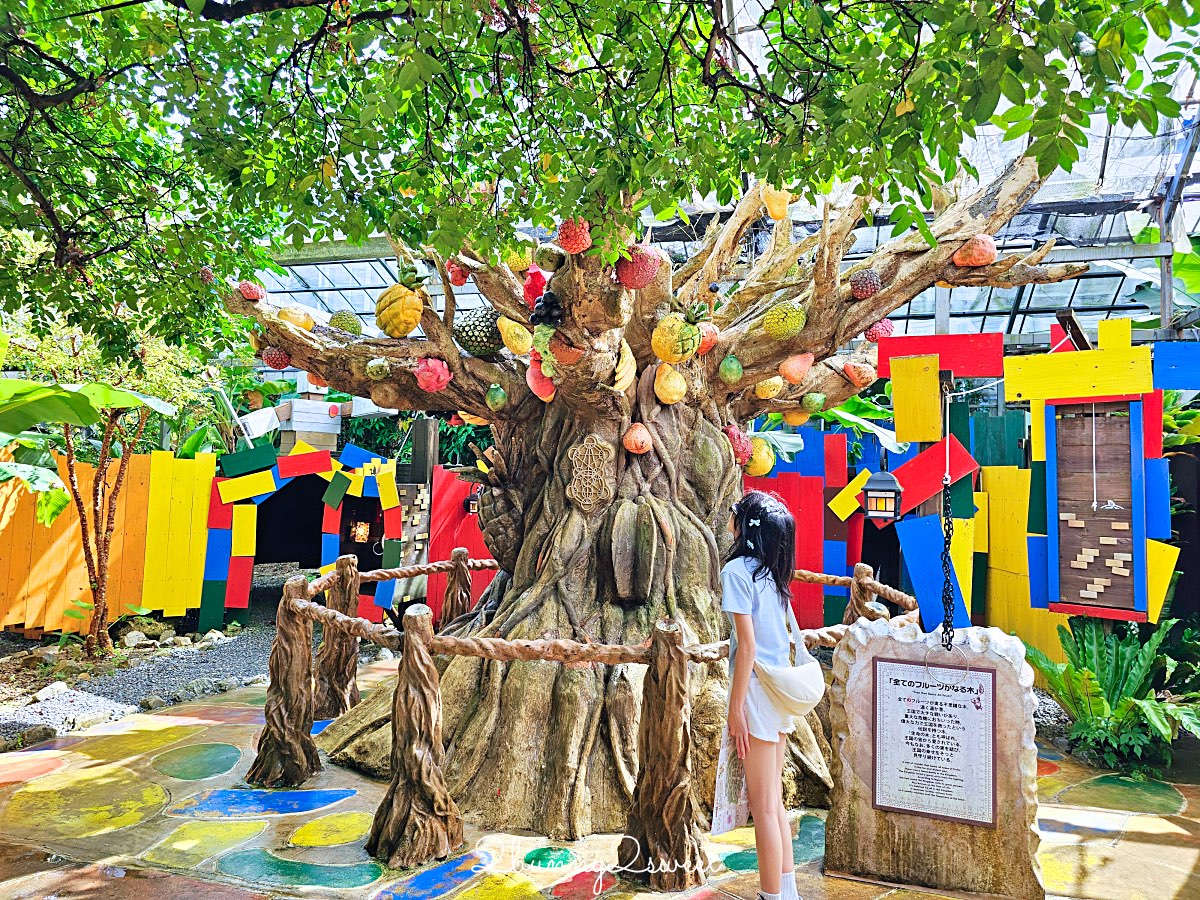 沖繩名護【OKINAWA沖繩水果樂園】水果王國闖關魔法陣 必玩亮點、交通、門票整理 @兔兒毛毛姊妹花