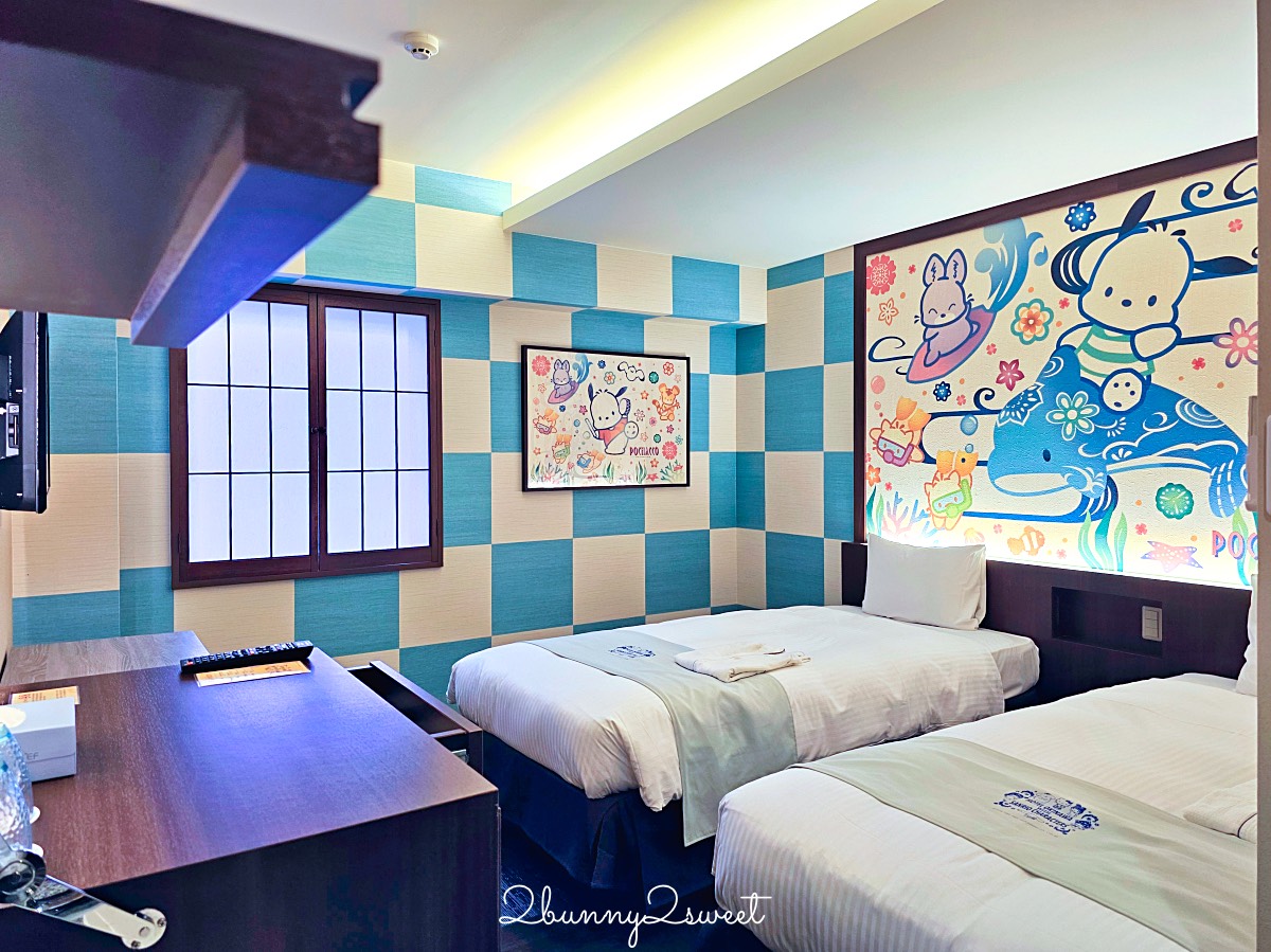 【沖繩三麗鷗主題酒店 Hotel Okinawa with Sanrio Characters 】那霸國際通必住夢幻飯店 @兔兒毛毛姊妹花
