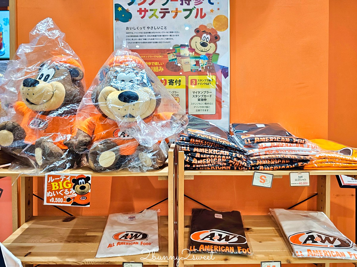 沖繩必吃【A&W】沖繩限定速食品牌，人氣NO.1漢堡、螺旋薯條、沙士必點攻略 @兔兒毛毛姊妹花