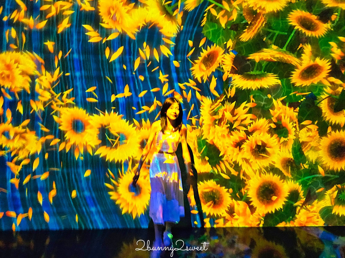 【沖繩 teamLab 未來園】沉浸式光影藝術親子樂園、雨天也能玩的室內景點 @兔兒毛毛姊妹花