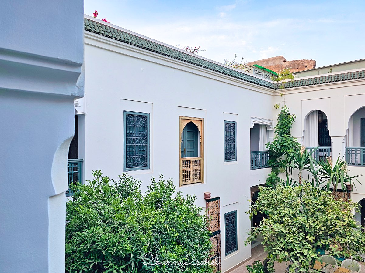 摩洛哥住宿【Riad Les Remparts de La Kasbah】馬拉喀什老城區絕美花園傳統庭院旅館 @兔兒毛毛姊妹花