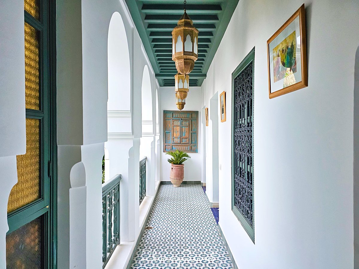 摩洛哥住宿【Riad Les Remparts de La Kasbah】馬拉喀什老城區絕美花園傳統庭院旅館 @兔兒毛毛姊妹花