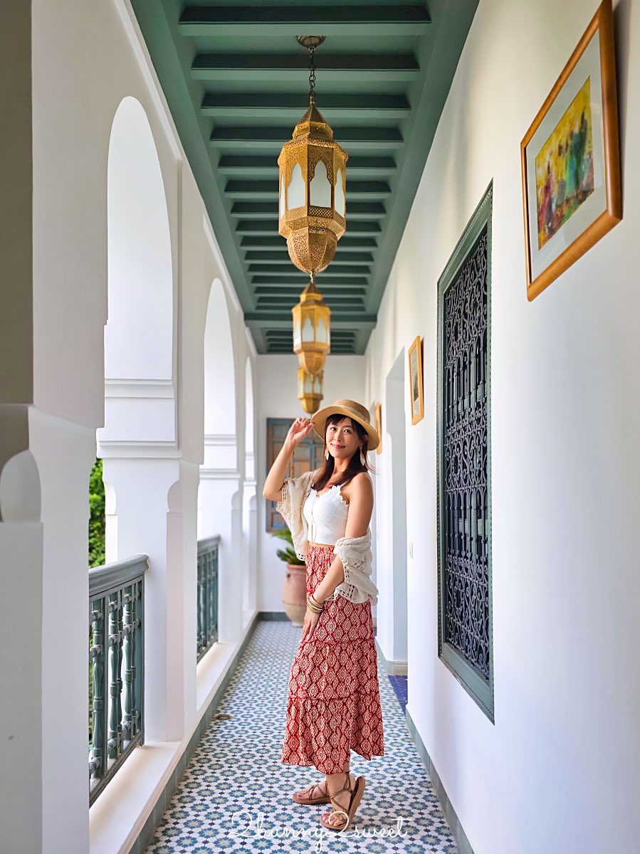 摩洛哥住宿【Riad Les Remparts de La Kasbah】馬拉喀什老城區絕美花園傳統庭院旅館 @兔兒毛毛姊妹花