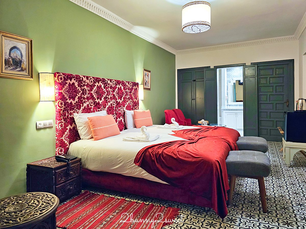 摩洛哥住宿【Riad Les Remparts de La Kasbah】馬拉喀什老城區絕美花園傳統庭院旅館 @兔兒毛毛姊妹花