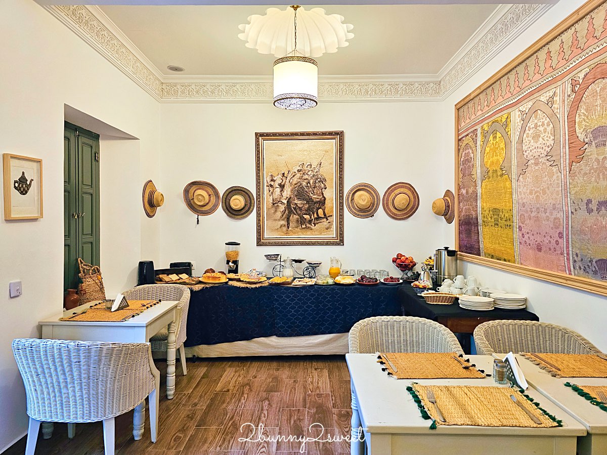 摩洛哥住宿【Riad Les Remparts de La Kasbah】馬拉喀什老城區絕美花園傳統庭院旅館 @兔兒毛毛姊妹花
