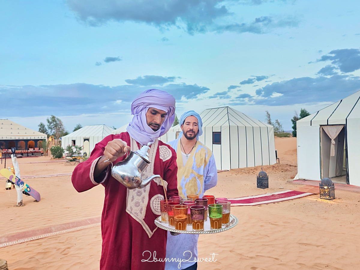 摩洛哥【撒哈拉魔力奢華帳篷營區 Sahara magic Luxury Camp】獨立衛浴、冷暖氣豪華沙漠帳篷開箱 @兔兒毛毛姊妹花