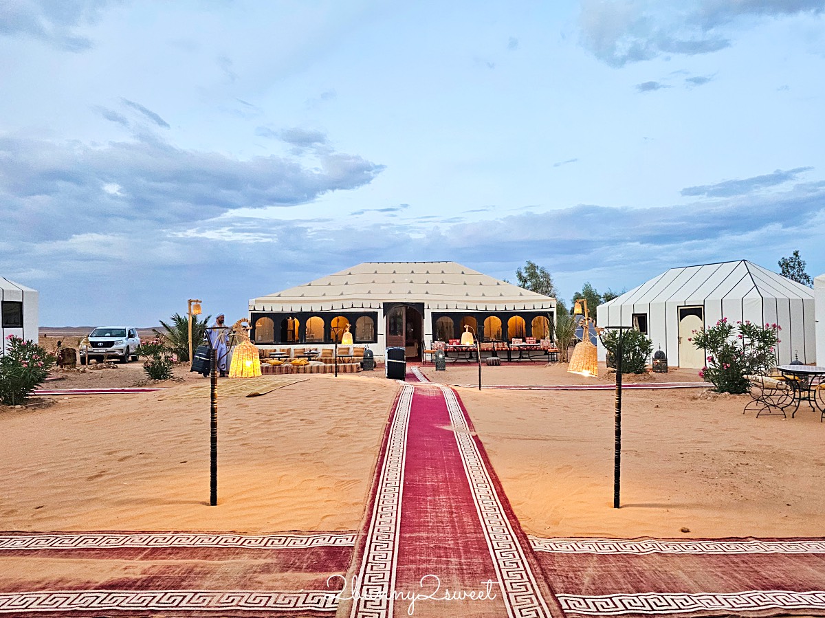 摩洛哥【撒哈拉魔力奢華帳篷營區 Sahara magic Luxury Camp】獨立衛浴、冷暖氣豪華沙漠帳篷開箱 @兔兒毛毛姊妹花