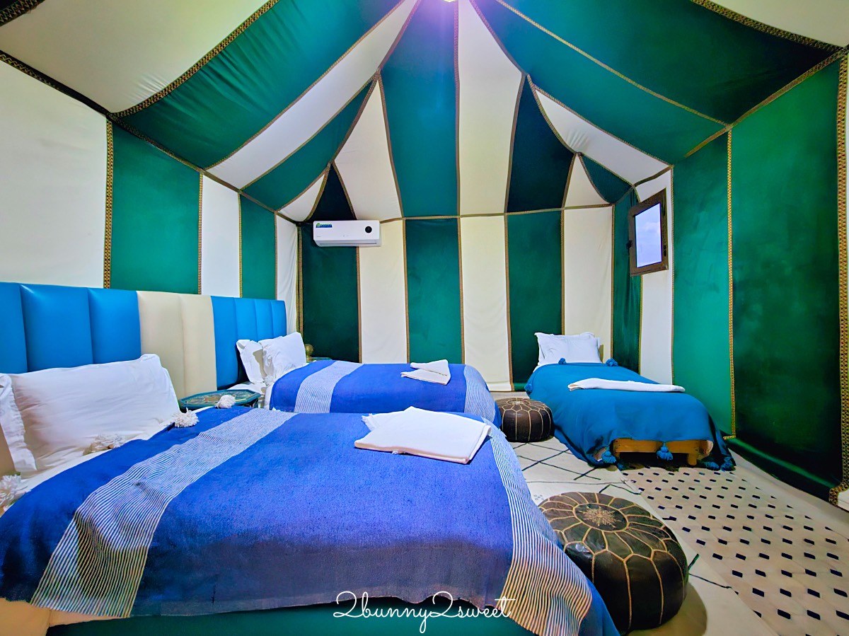 摩洛哥【撒哈拉魔力奢華帳篷營區 Sahara magic Luxury Camp】獨立衛浴、冷暖氣豪華沙漠帳篷開箱 @兔兒毛毛姊妹花