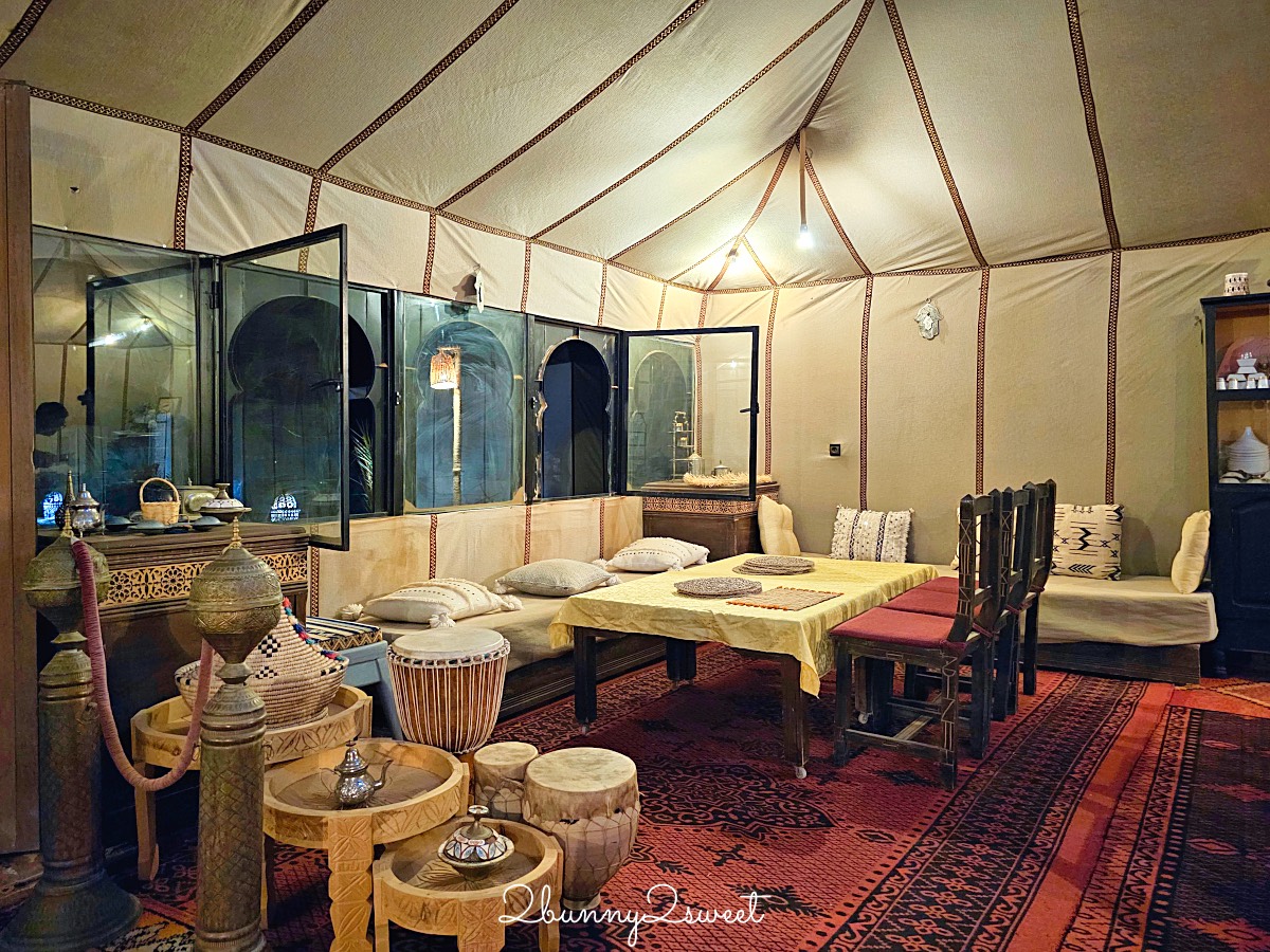 摩洛哥【撒哈拉魔力奢華帳篷營區 Sahara magic Luxury Camp】獨立衛浴、冷暖氣豪華沙漠帳篷開箱 @兔兒毛毛姊妹花