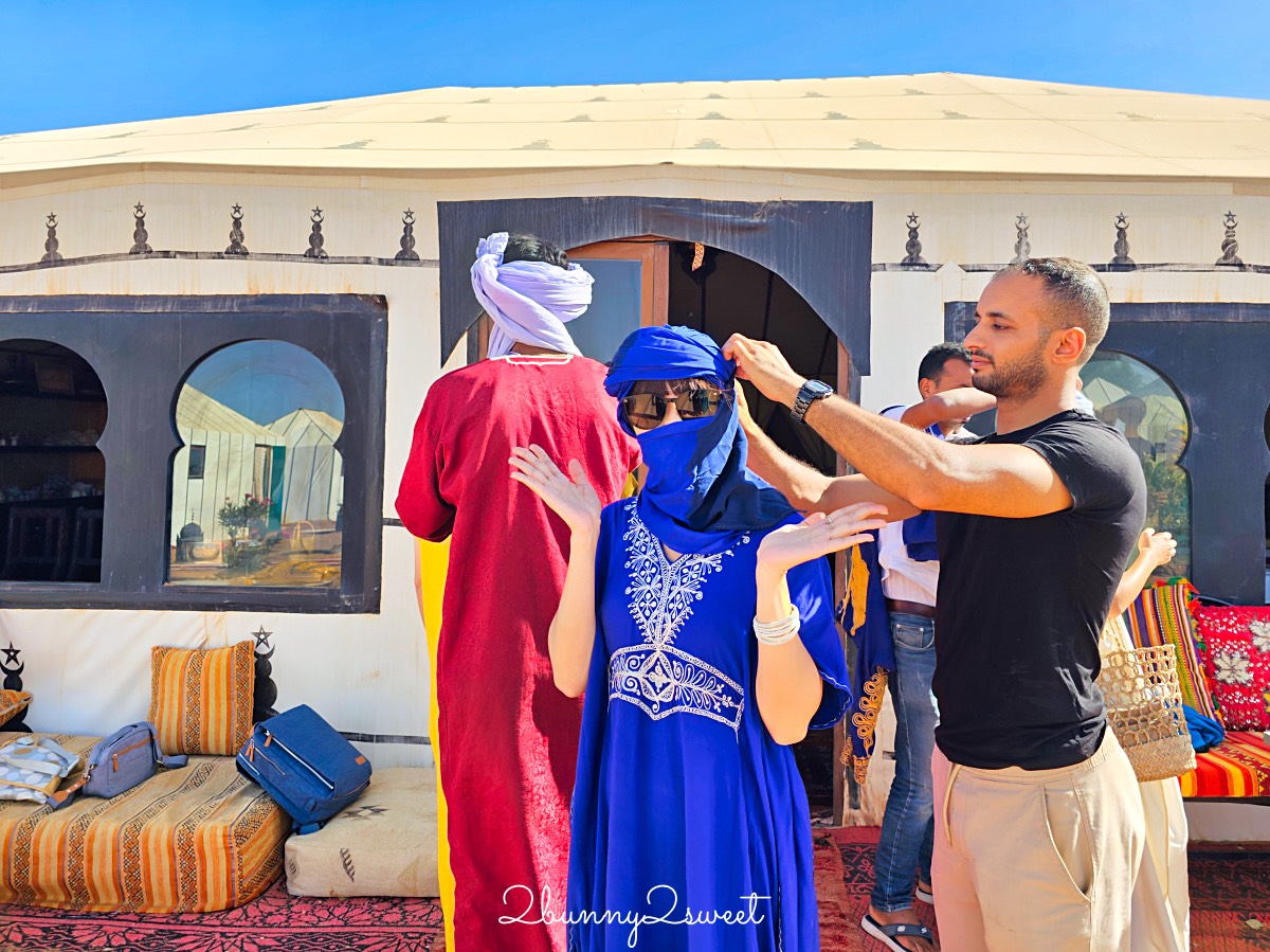 摩洛哥【撒哈拉魔力奢華帳篷營區 Sahara magic Luxury Camp】獨立衛浴、冷暖氣豪華沙漠帳篷開箱 @兔兒毛毛姊妹花