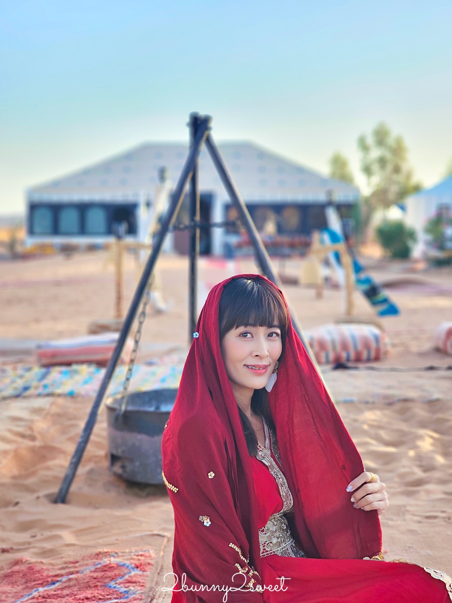 摩洛哥【撒哈拉魔力奢華帳篷營區 Sahara magic Luxury Camp】獨立衛浴、冷暖氣豪華沙漠帳篷開箱 @兔兒毛毛姊妹花