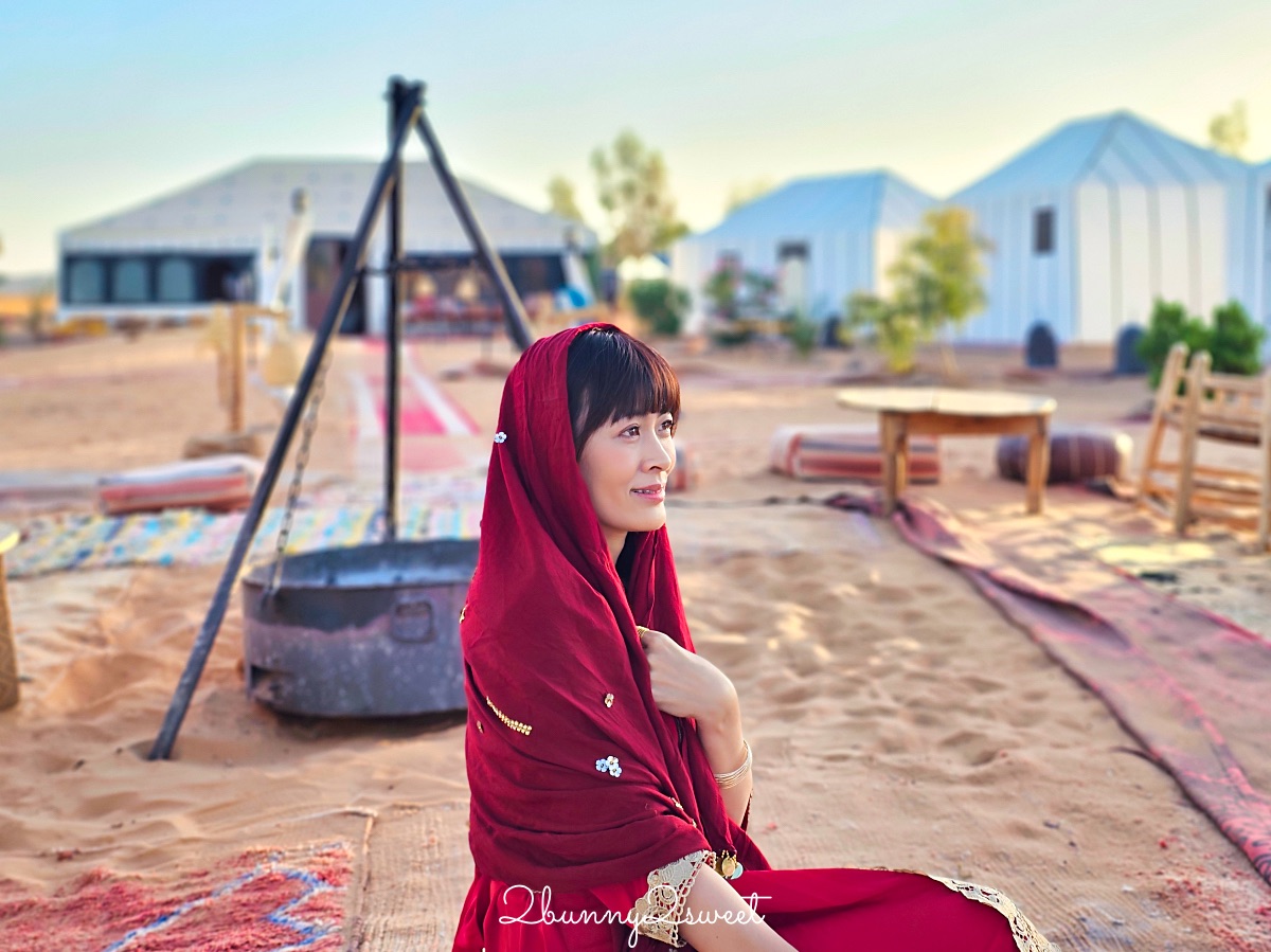 摩洛哥【撒哈拉魔力奢華帳篷營區 Sahara magic Luxury Camp】獨立衛浴、冷暖氣豪華沙漠帳篷開箱 @兔兒毛毛姊妹花