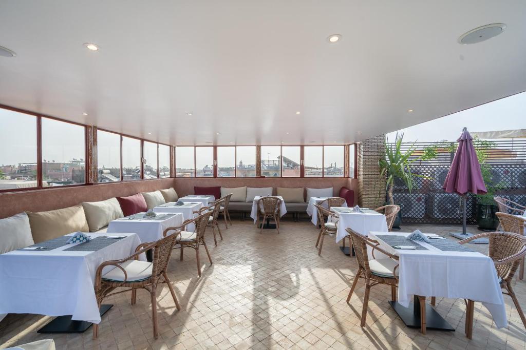 摩洛哥住宿【Riad Atlas Palace & Spa】馬拉喀什老城中心的摩洛哥庭院式旅宿奢華體驗 @兔兒毛毛姊妹花