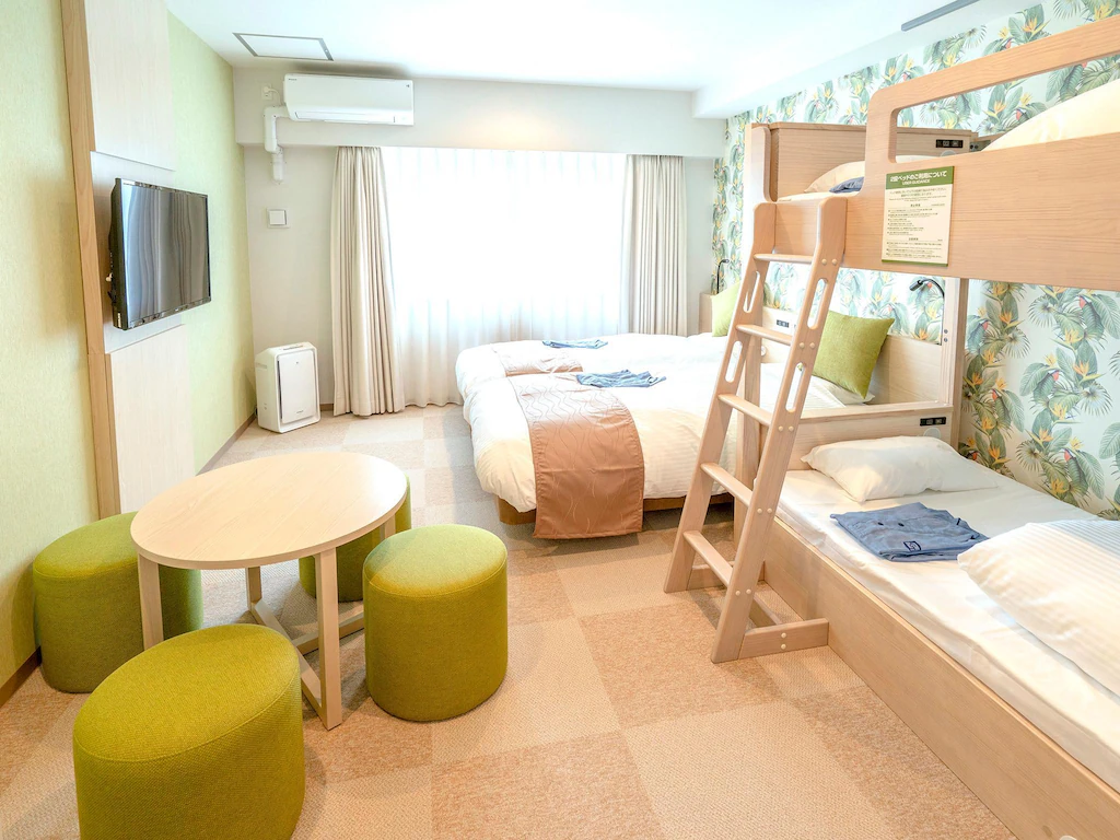 【沖繩北谷柔婕閣酒店 La’gent Hotel Okinawa Chatan】美國村高CP值上下舖親子飯店 @兔兒毛毛姊妹花