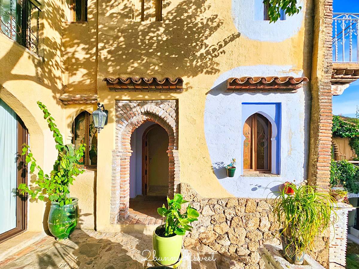 摩洛哥住宿【Dar Echchaouen Maison d’h&ocirc;tes & Riad】舍夫沙萬藍色山城裡最美泳池飯店 @兔兒毛毛姊妹花