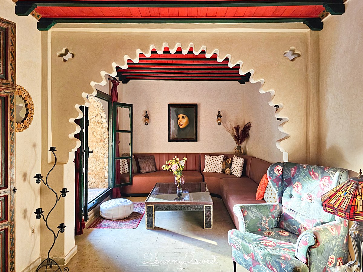 摩洛哥住宿【Dar Echchaouen Maison d’h&ocirc;tes & Riad】舍夫沙萬藍色山城裡最美泳池飯店 @兔兒毛毛姊妹花