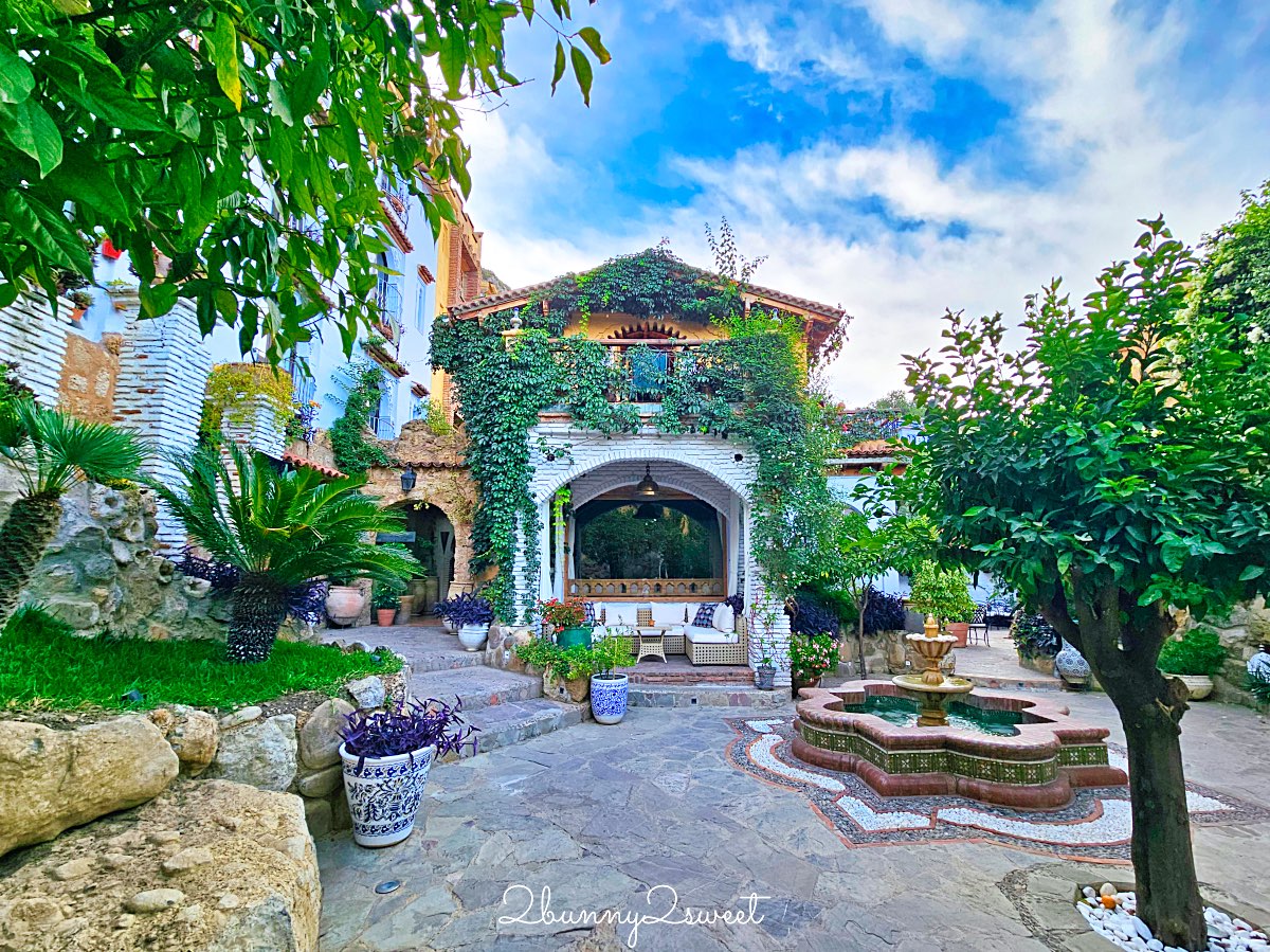 摩洛哥住宿【Dar Echchaouen Maison d’h&ocirc;tes & Riad】舍夫沙萬藍色山城裡最美泳池飯店 @兔兒毛毛姊妹花