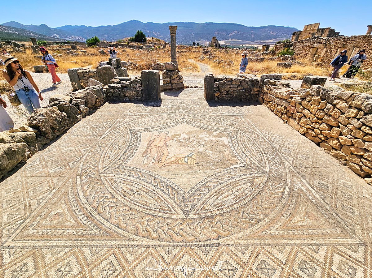 摩洛哥【瓦魯比利斯 Volubilis】千年古城奇蹟！世界遺產羅馬古城遺跡全攻略 @兔兒毛毛姊妹花