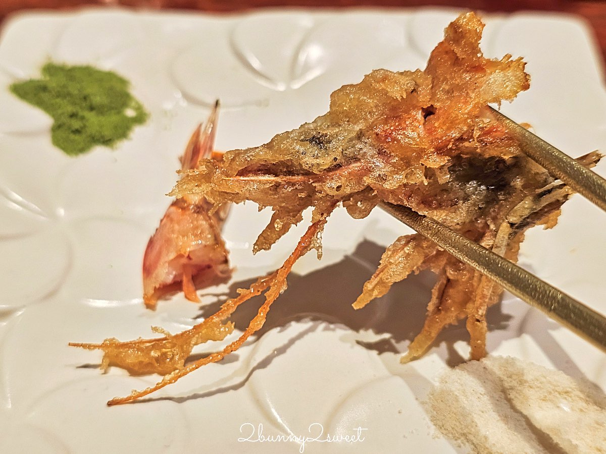 大阪美食【天婦羅天山】法善寺橫丁米其林等級天婦羅：現炸職人秀 &times; 嚴選旬味食材 &times; 二樓清酒吧 AWA 氛圍滿點！ @兔兒毛毛姊妹花