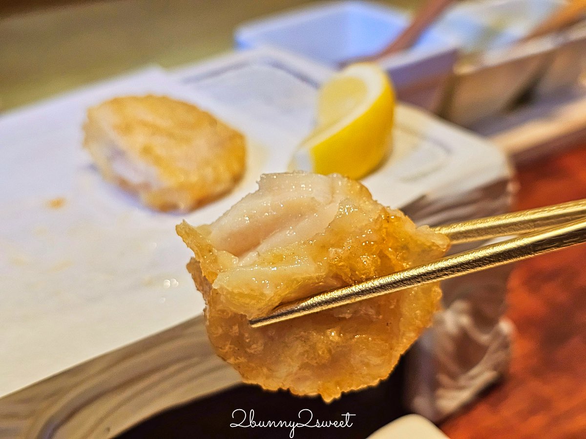 大阪美食【天婦羅天山】法善寺橫丁米其林等級天婦羅：現炸職人秀 &times; 嚴選旬味食材 &times; 二樓清酒吧 AWA 氛圍滿點！ @兔兒毛毛姊妹花