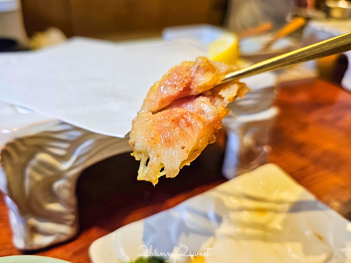 大阪美食【天婦羅天山】法善寺橫丁米其林等級天婦羅：現炸職人秀 &times; 嚴選旬味食材 &times; 二樓清酒吧 AWA 氛圍滿點！ @兔兒毛毛姊妹花