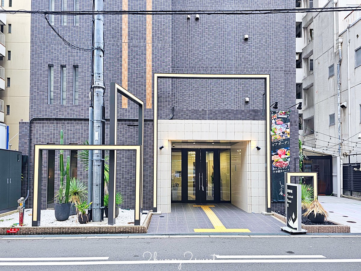 大阪公寓式飯店【道頓堀 Crystal Hotel Ⅲ】附廚房與洗衣機！交通方便、CP值超高的長住旅宿 @兔兒毛毛姊妹花