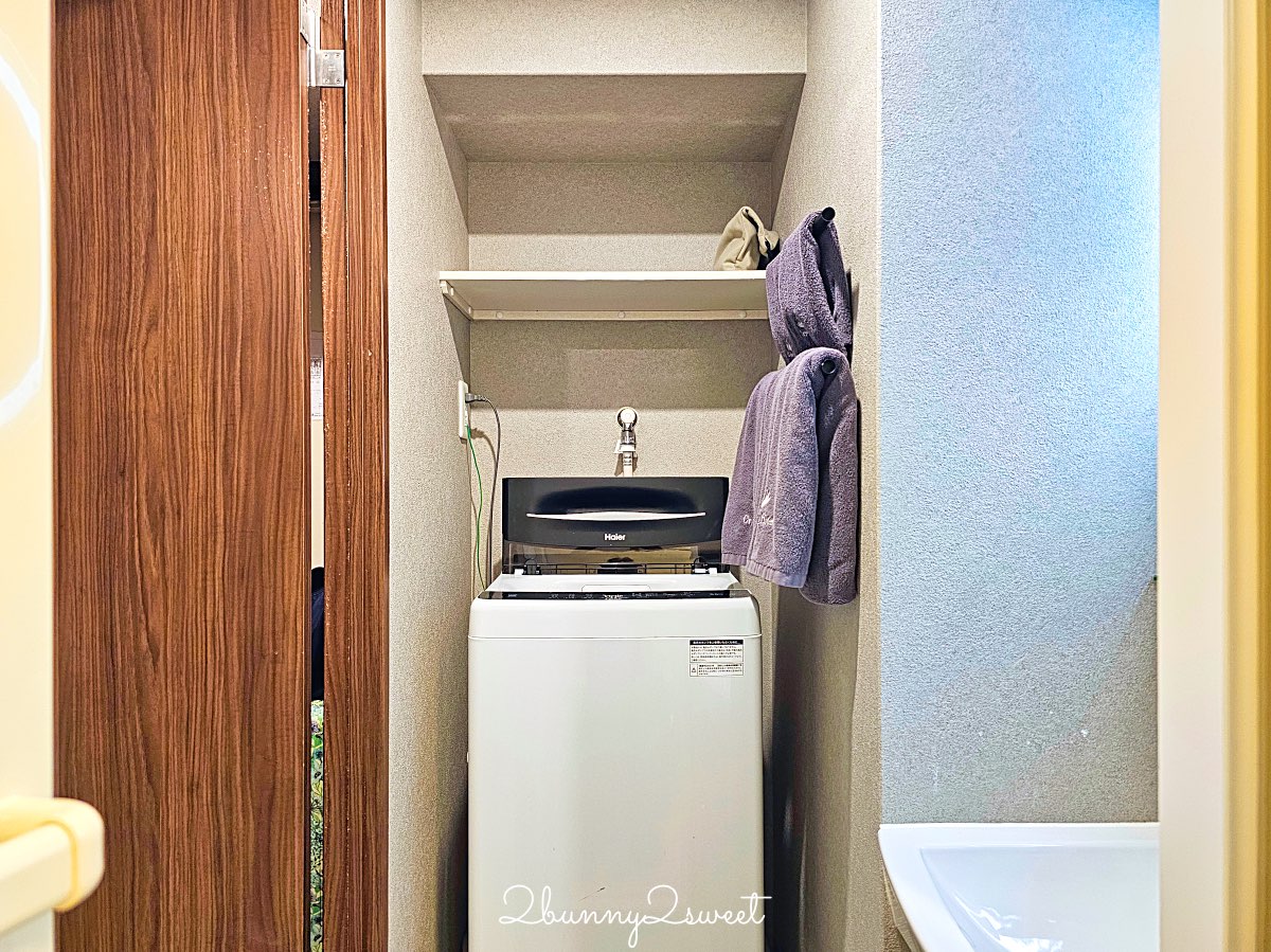 大阪公寓式飯店【道頓堀 Crystal Hotel Ⅲ】附廚房與洗衣機！交通方便、CP值超高的長住旅宿 @兔兒毛毛姊妹花