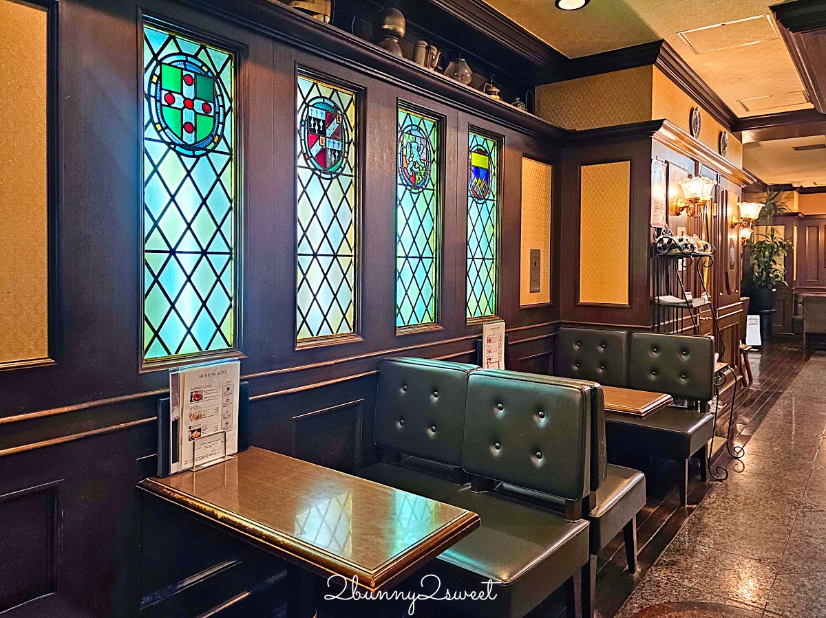 大阪美食【丸福珈琲店】昭和復古咖啡廳！香氣濃郁的深焙咖啡、厚蛋三明治與銅板鬆餅超經典 @兔兒毛毛姊妹花