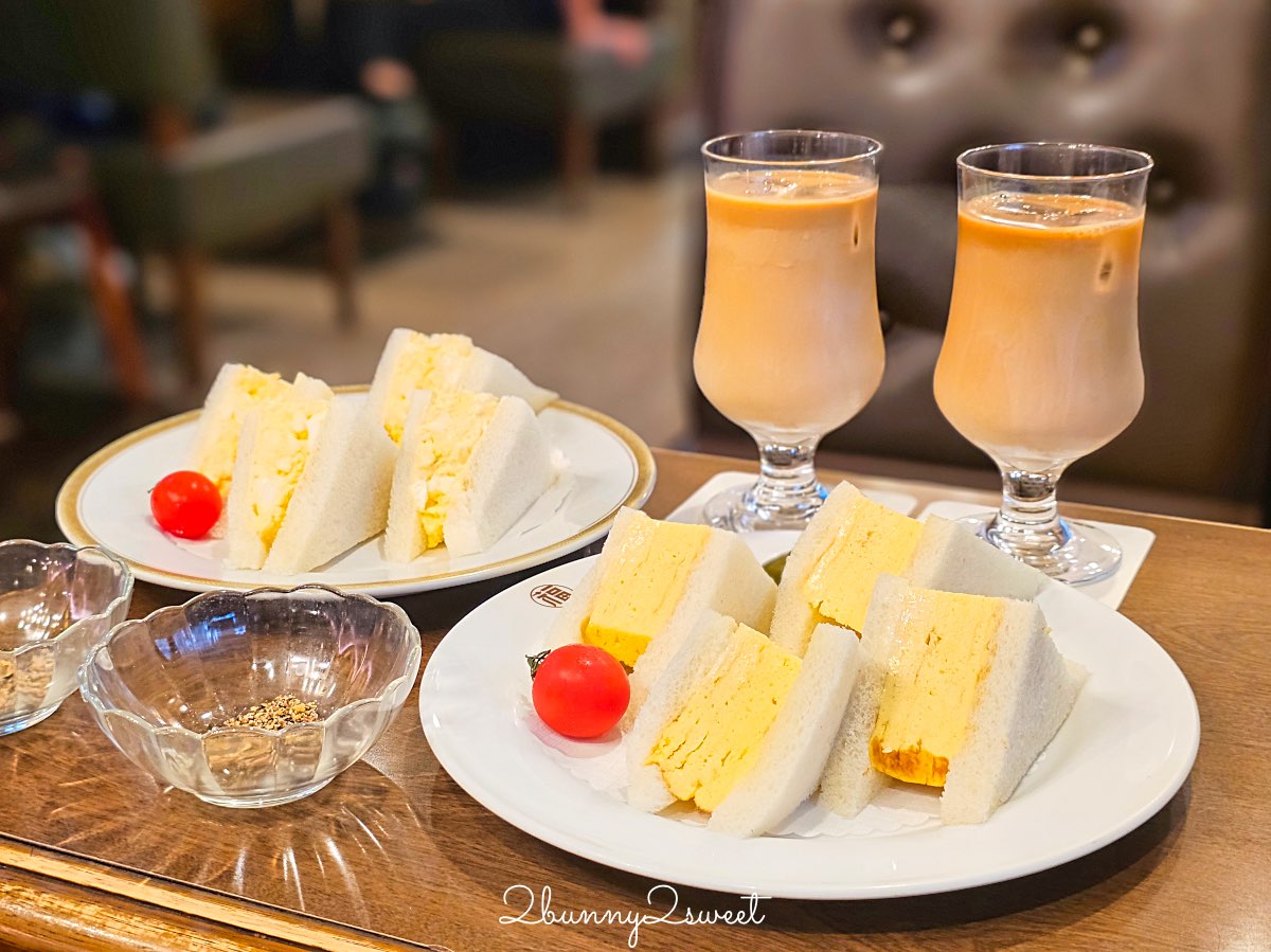 大阪美食【丸福珈琲店】昭和復古咖啡廳！香氣濃郁的深焙咖啡、厚蛋三明治與銅板鬆餅超經典 @兔兒毛毛姊妹花