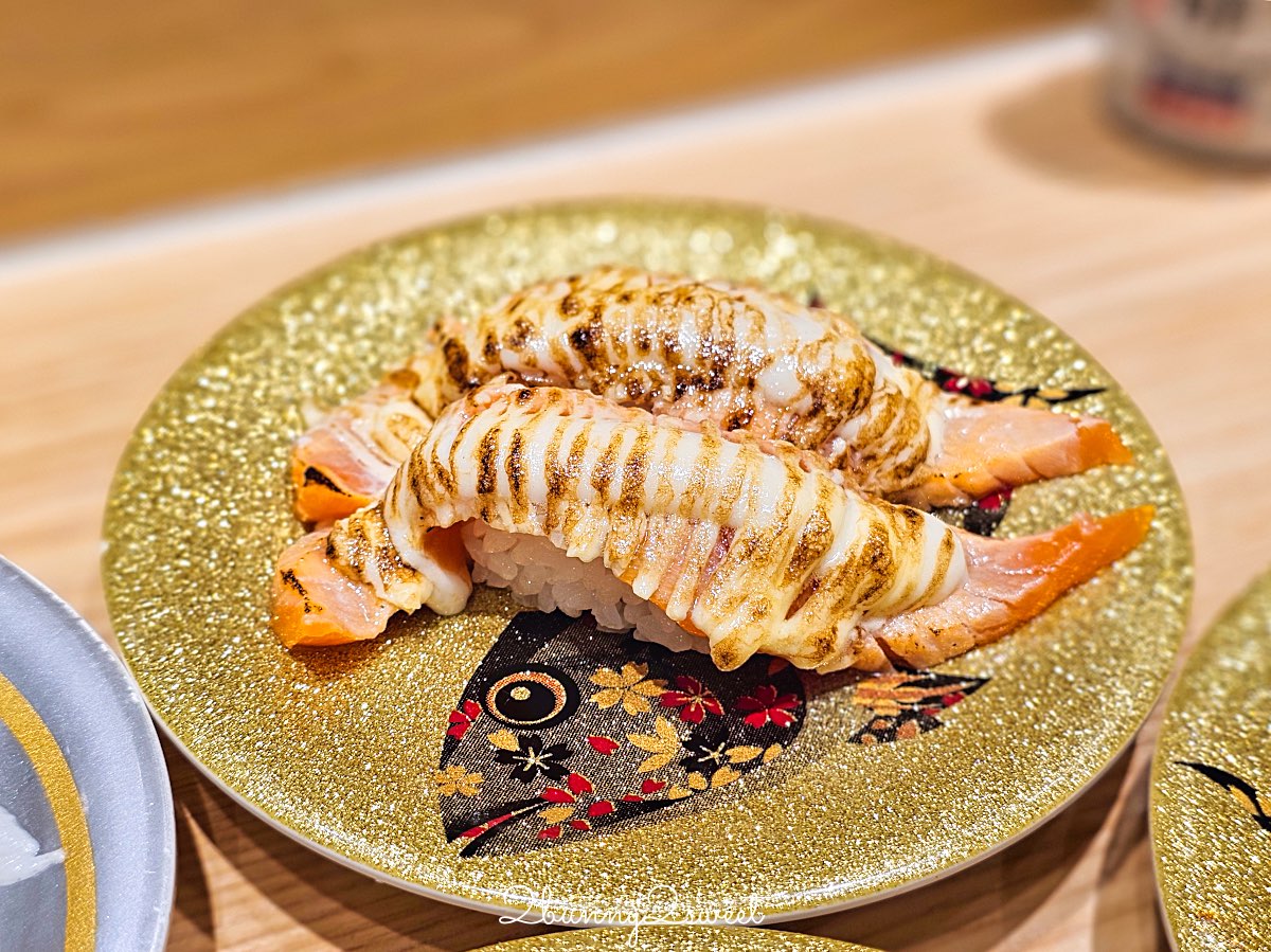 【大起水產迴轉壽司】大阪心齋橋平價壽司！100円起就能吃新鮮魚貨，平板點餐超方便 @兔兒毛毛姊妹花