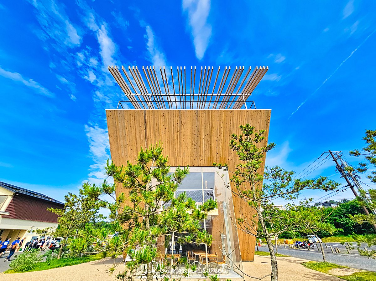 【Takahama Caf&eacute; 高濱咖啡】隈研吾操刀木質系咖啡館！面對鳥取砂丘絕美露台太好拍 @兔兒毛毛姊妹花