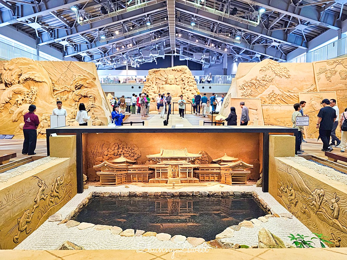 【砂之美術館】鳥取必訪景點：世界唯一室內砂雕美術館！展覽亮點、門票、交通、周邊景點一次看 @兔兒毛毛姊妹花
