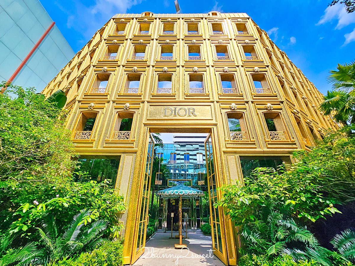 曼谷迪奧咖啡【Dior Gold House & Caf&eacute; Dior】夢幻藤編咖啡廳必點餐點與訂位攻略 @兔兒毛毛姊妹花