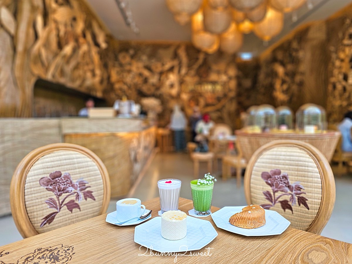 曼谷迪奧咖啡【Dior Gold House & Caf&eacute; Dior】夢幻藤編咖啡廳必點餐點與訂位攻略 @兔兒毛毛姊妹花
