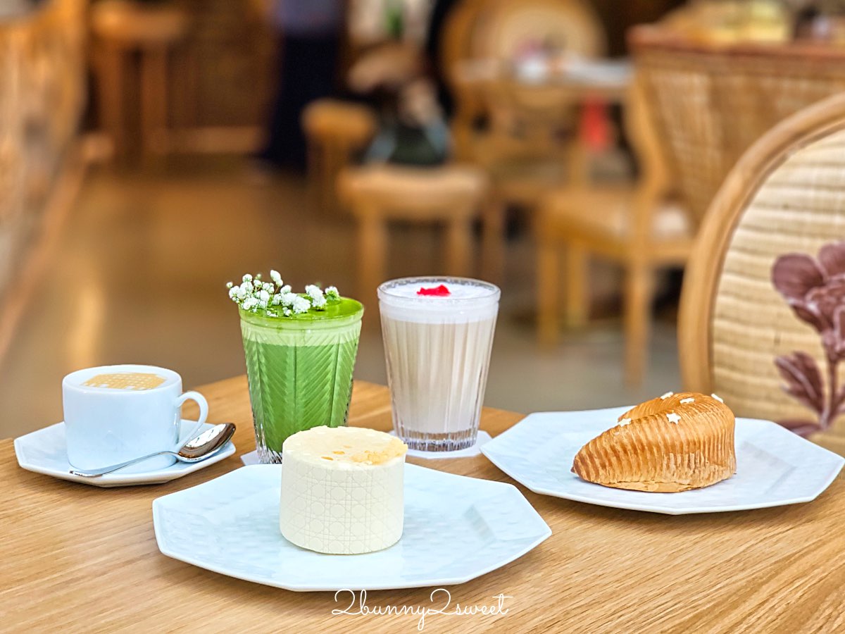 曼谷迪奧咖啡【Dior Gold House & Caf&eacute; Dior】夢幻藤編咖啡廳必點餐點與訂位攻略 @兔兒毛毛姊妹花