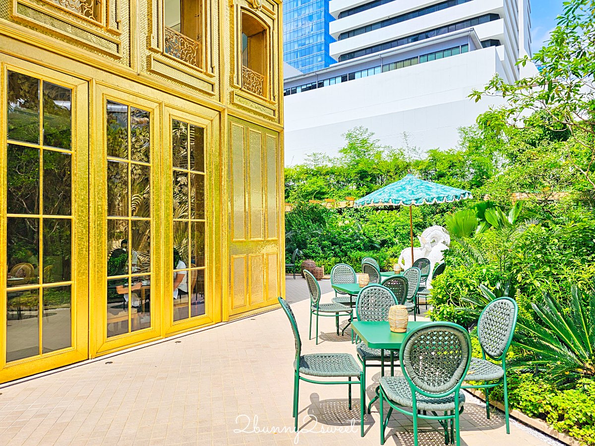 曼谷迪奧咖啡【Dior Gold House & Caf&eacute; Dior】夢幻藤編咖啡廳必點餐點與訂位攻略 @兔兒毛毛姊妹花