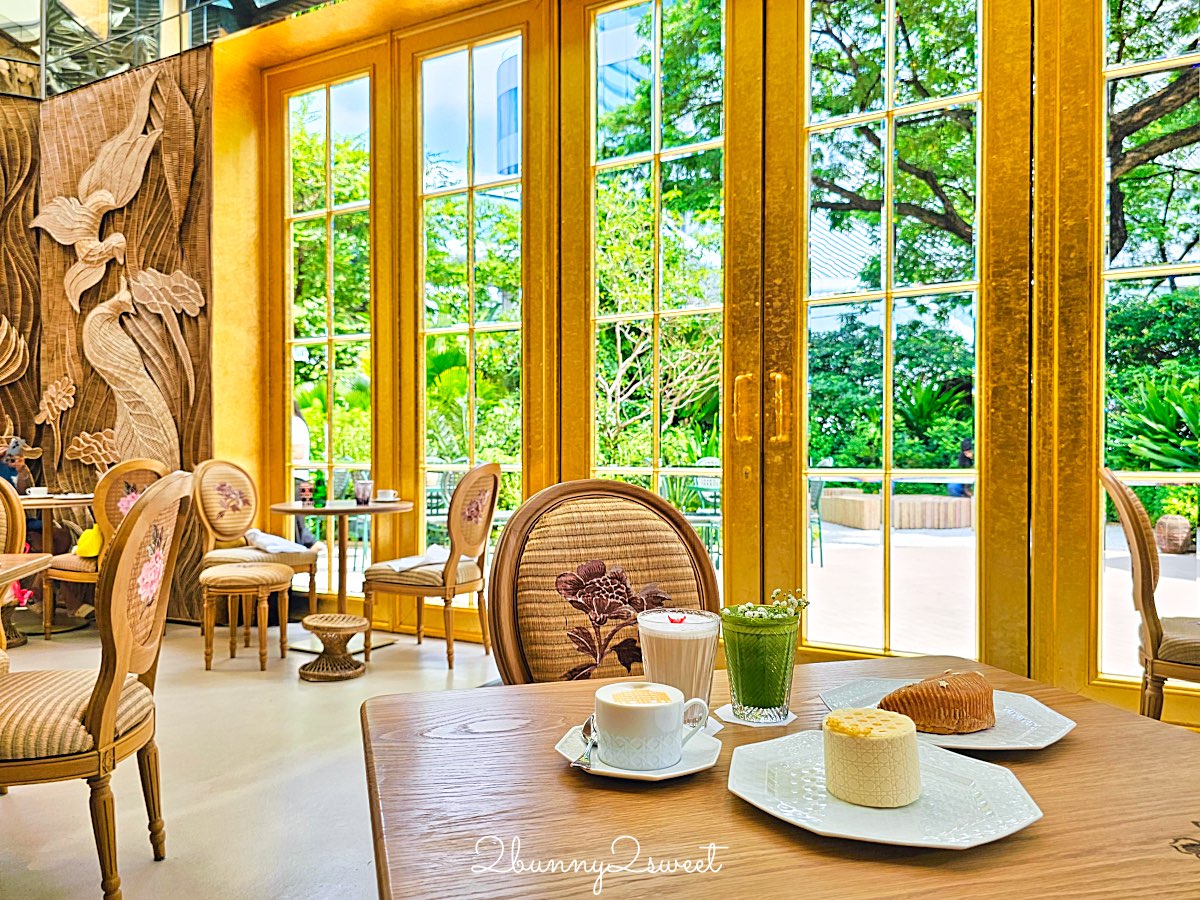 曼谷迪奧咖啡【Dior Gold House & Caf&eacute; Dior】夢幻藤編咖啡廳必點餐點與訂位攻略 @兔兒毛毛姊妹花
