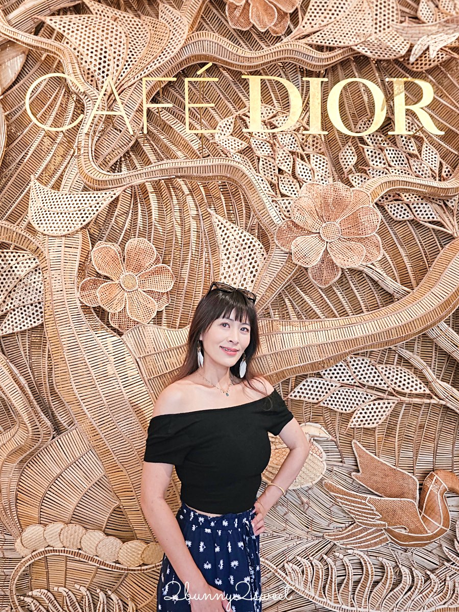 曼谷迪奧咖啡【Dior Gold House & Caf&eacute; Dior】夢幻藤編咖啡廳必點餐點與訂位攻略 @兔兒毛毛姊妹花