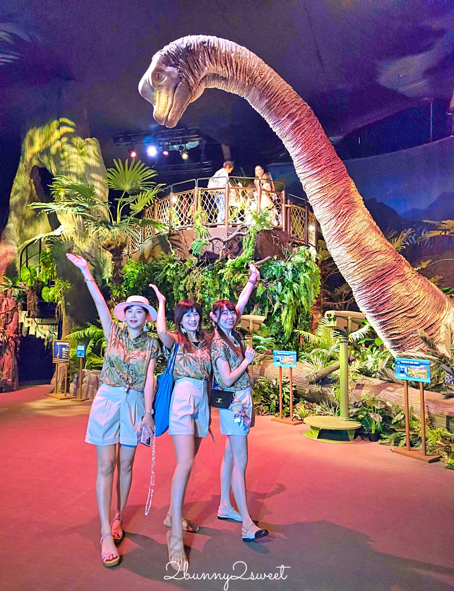 【曼谷侏羅紀世界 Jurassic World】沉浸式恐龍世界互動式冒險體驗，恐龍迷必訪！ @兔兒毛毛姊妹花