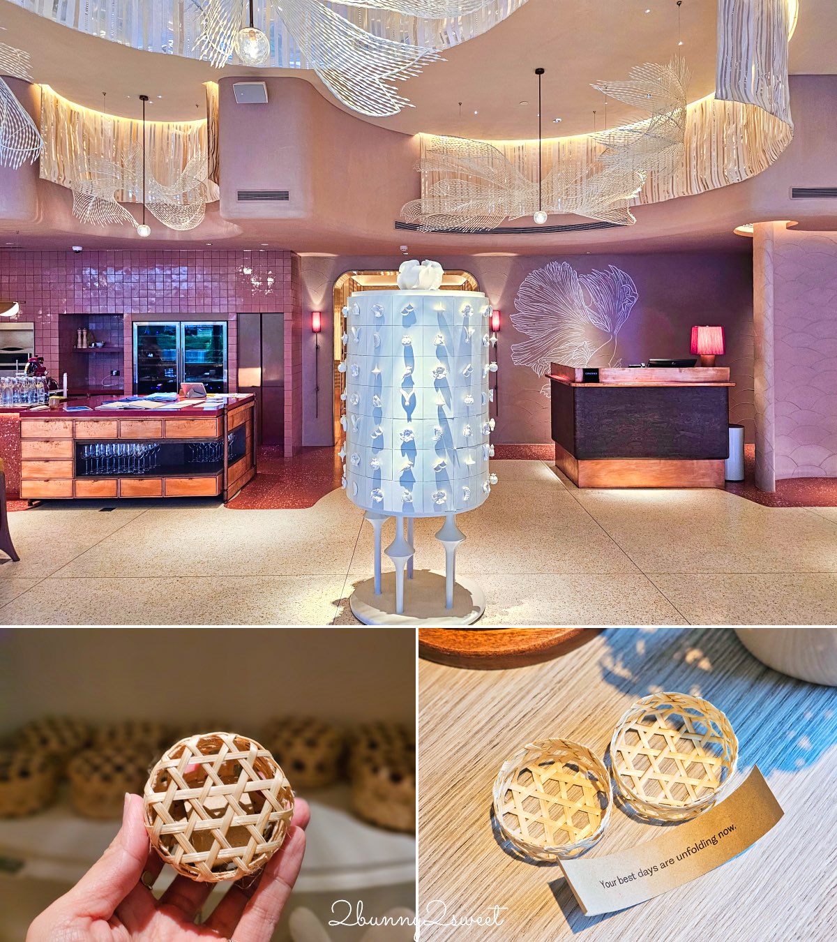 曼谷【KROMO Bangkok Curio Collection by Hilton】粉紅夢幻設計、絕美空中泳池、文青系早餐超驚艷！ @兔兒毛毛姊妹花