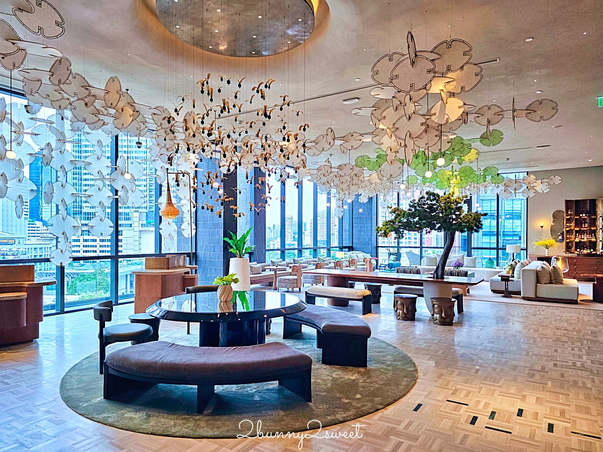 曼谷【KROMO Bangkok Curio Collection by Hilton】粉紅夢幻設計、絕美空中泳池、文青系早餐超驚艷！ @兔兒毛毛姊妹花