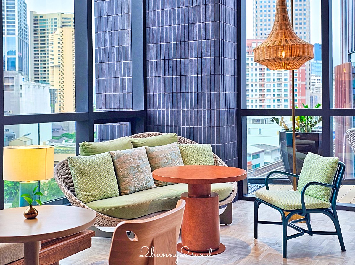 曼谷【KROMO Bangkok Curio Collection by Hilton】粉紅夢幻設計、絕美空中泳池、文青系早餐超驚艷！ @兔兒毛毛姊妹花