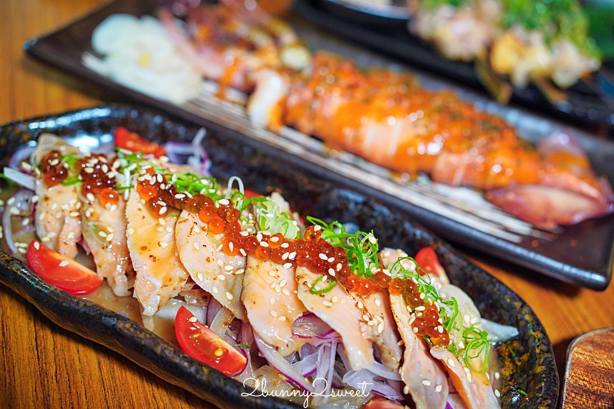 【ABV日式居酒館林口長庚店】林口長庚聚餐必吃居酒屋，稻草燒刺身 &times; 精釀啤酒300款！ @兔兒毛毛姊妹花