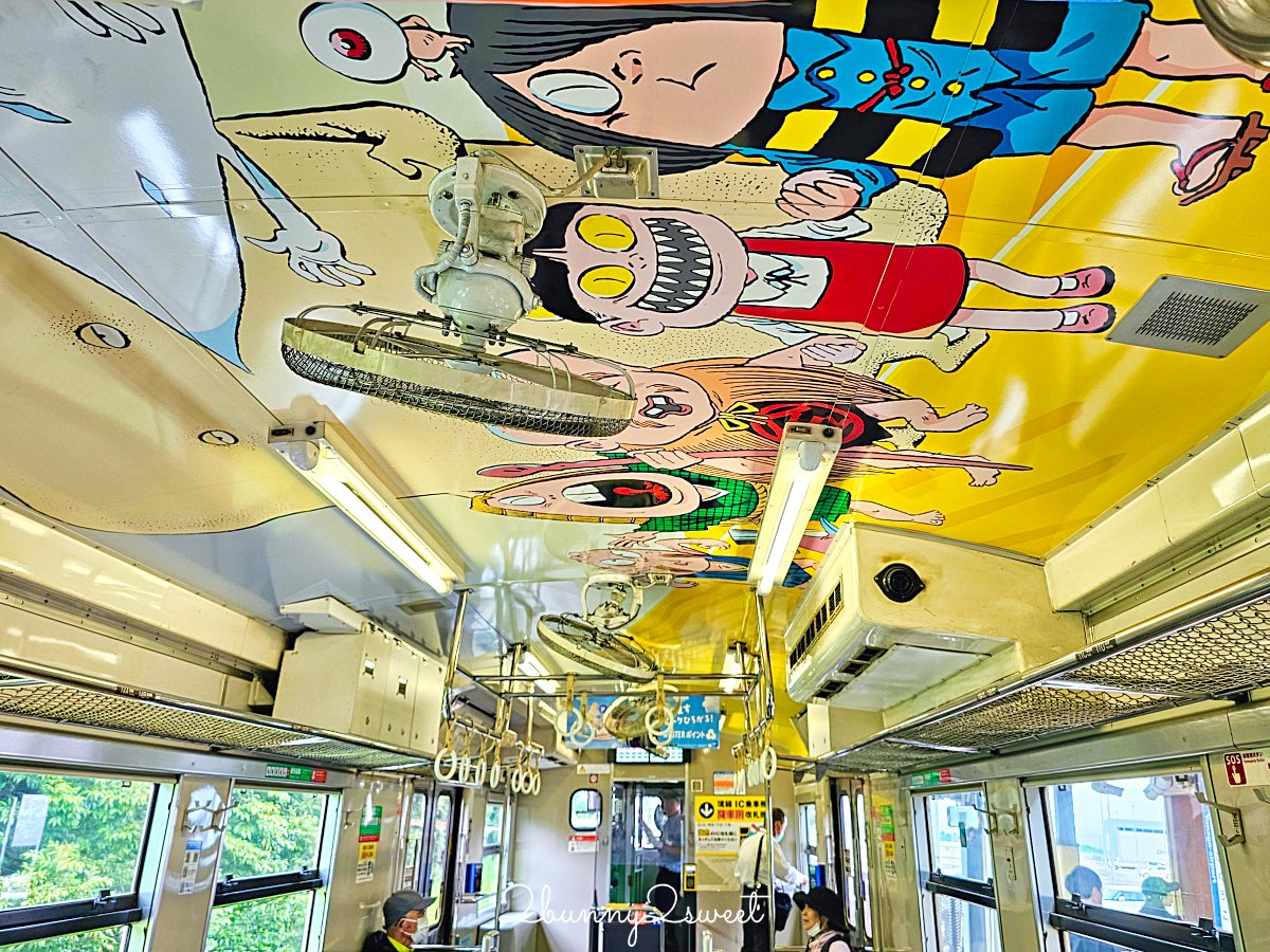 【JR境線鬼太郎列車】鳥取必搭妖怪主題列車、路線時間、三大車站、搭乘方式全攻略 @兔兒毛毛姊妹花