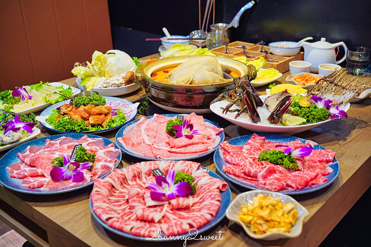 【君曜雞湯】信義區最強雞湯火鍋，人蔘花膠全雞排翅金湯涮A5和牛、龍蝦海鮮超過癮 @兔兒毛毛姊妹花